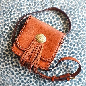 Street Level Leather Fringe Cross Body Bag Anthropologie